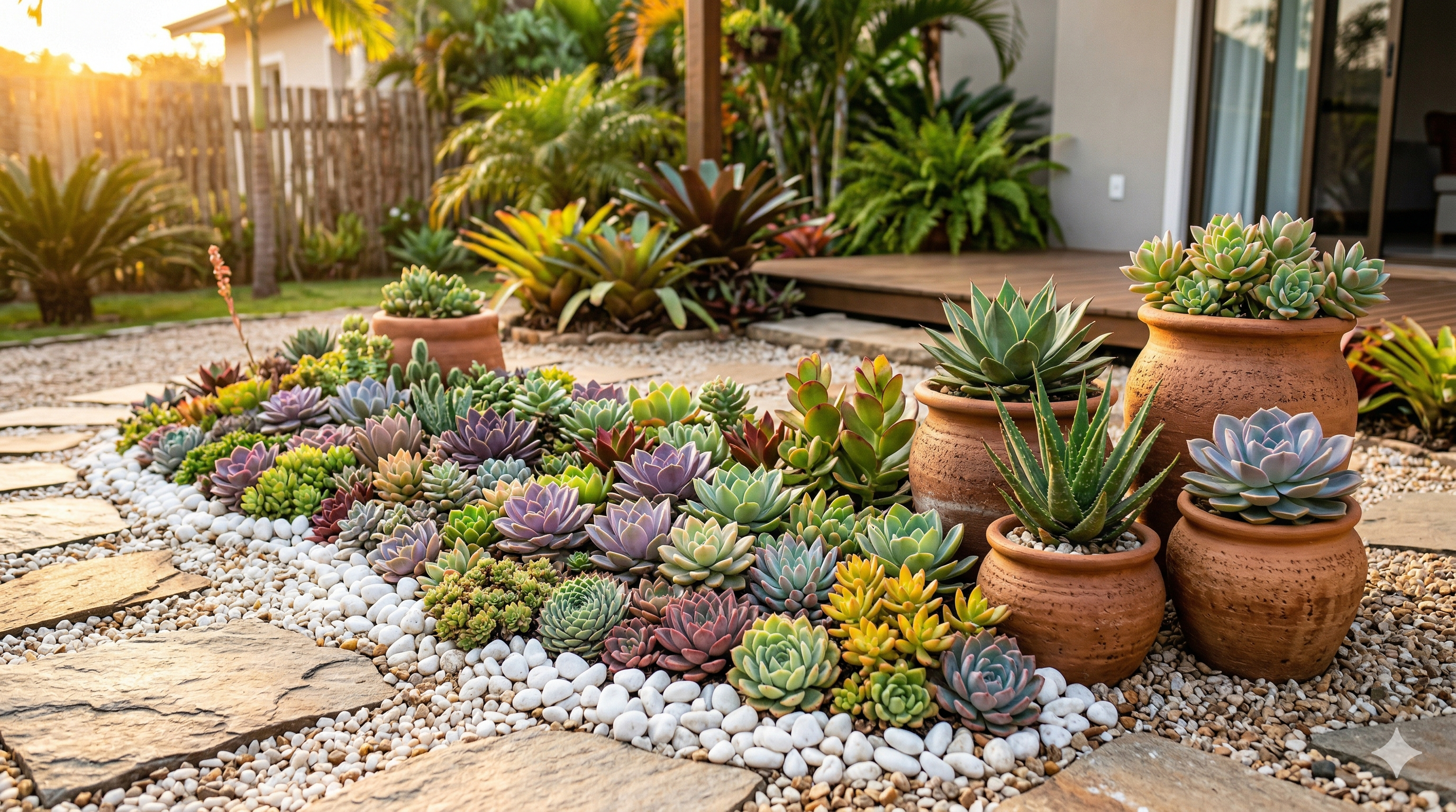 Jardim de Suculentas e Cactos
