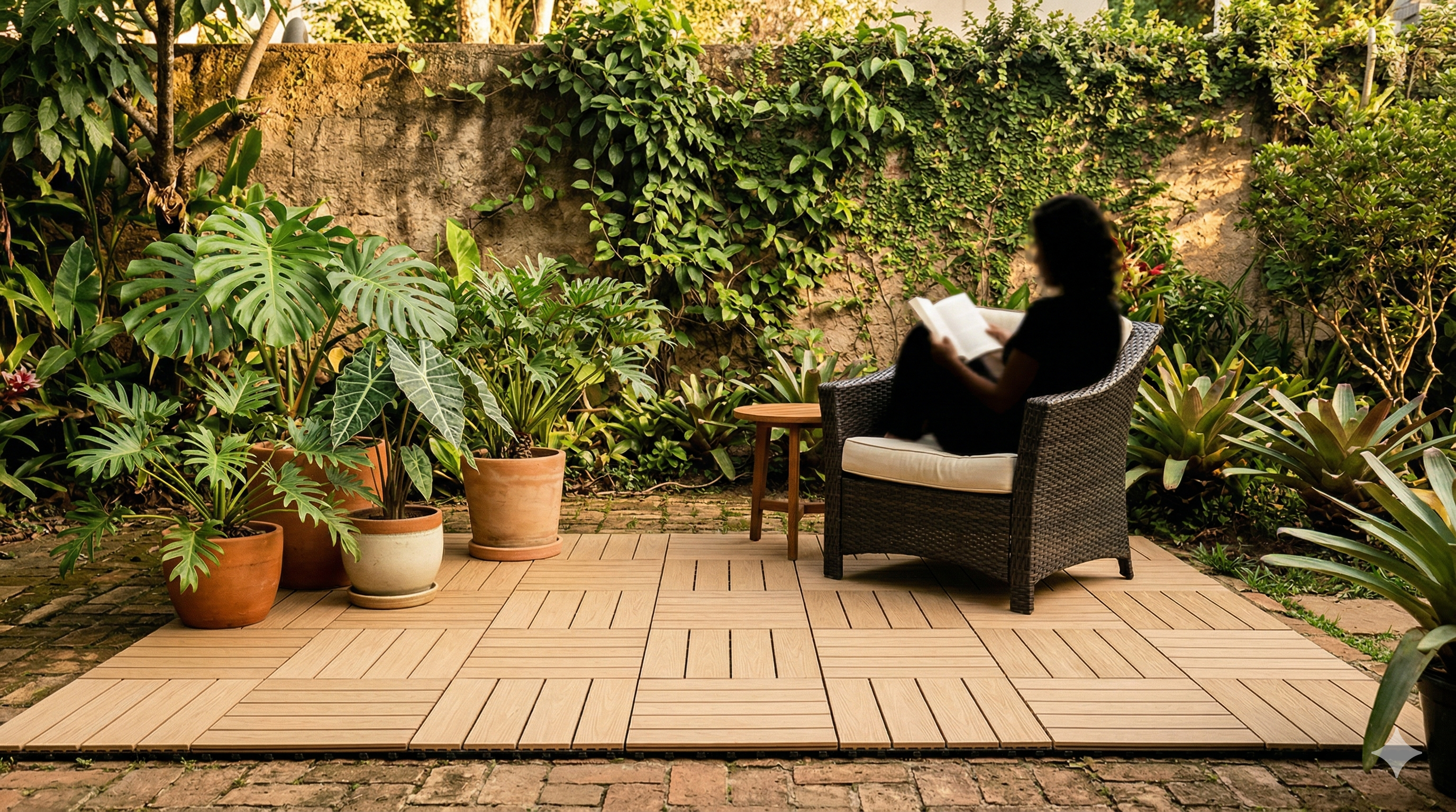 Piso de Deck Modular Sem Obra
