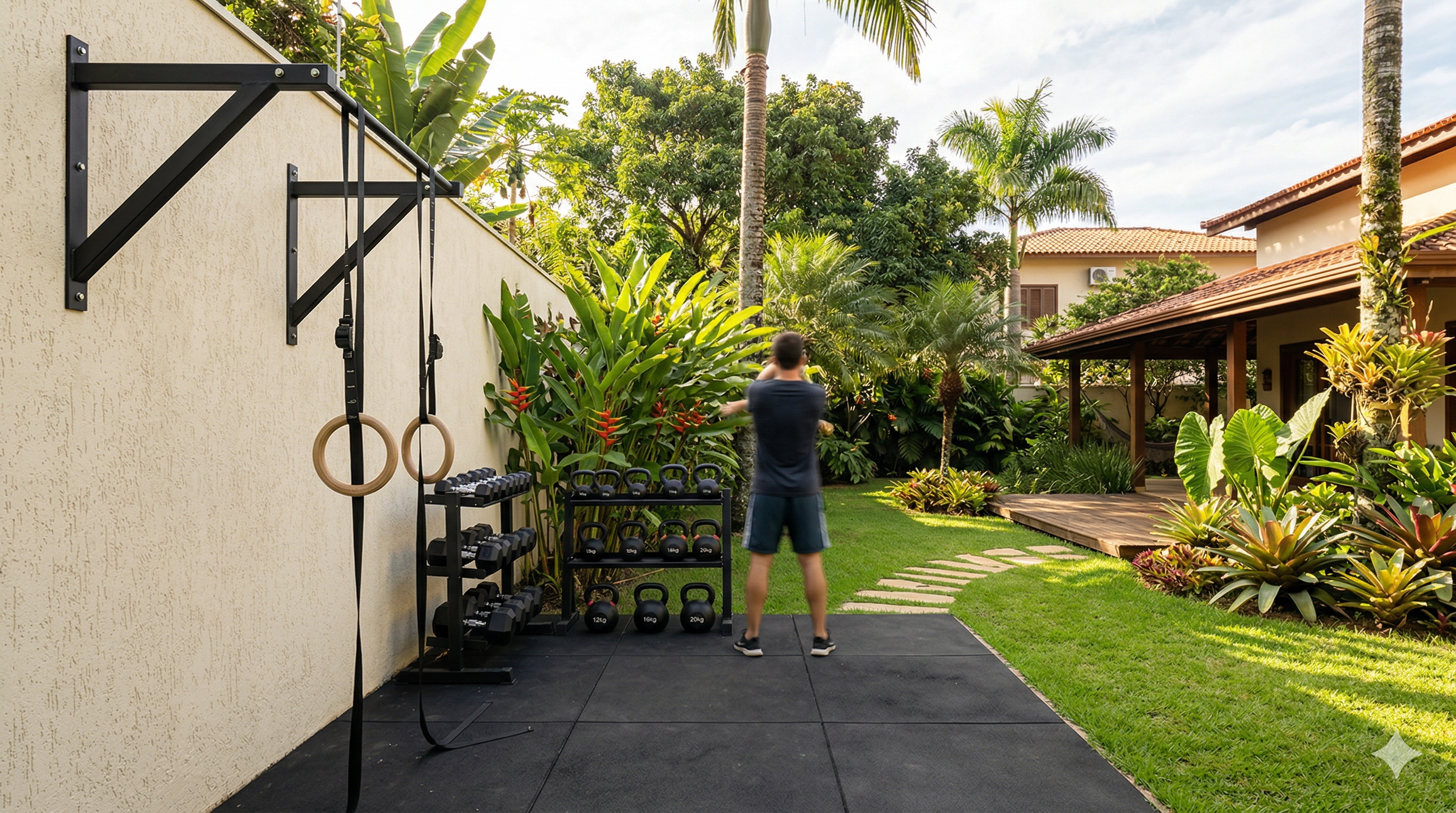 Área Fitness ao Ar Livre