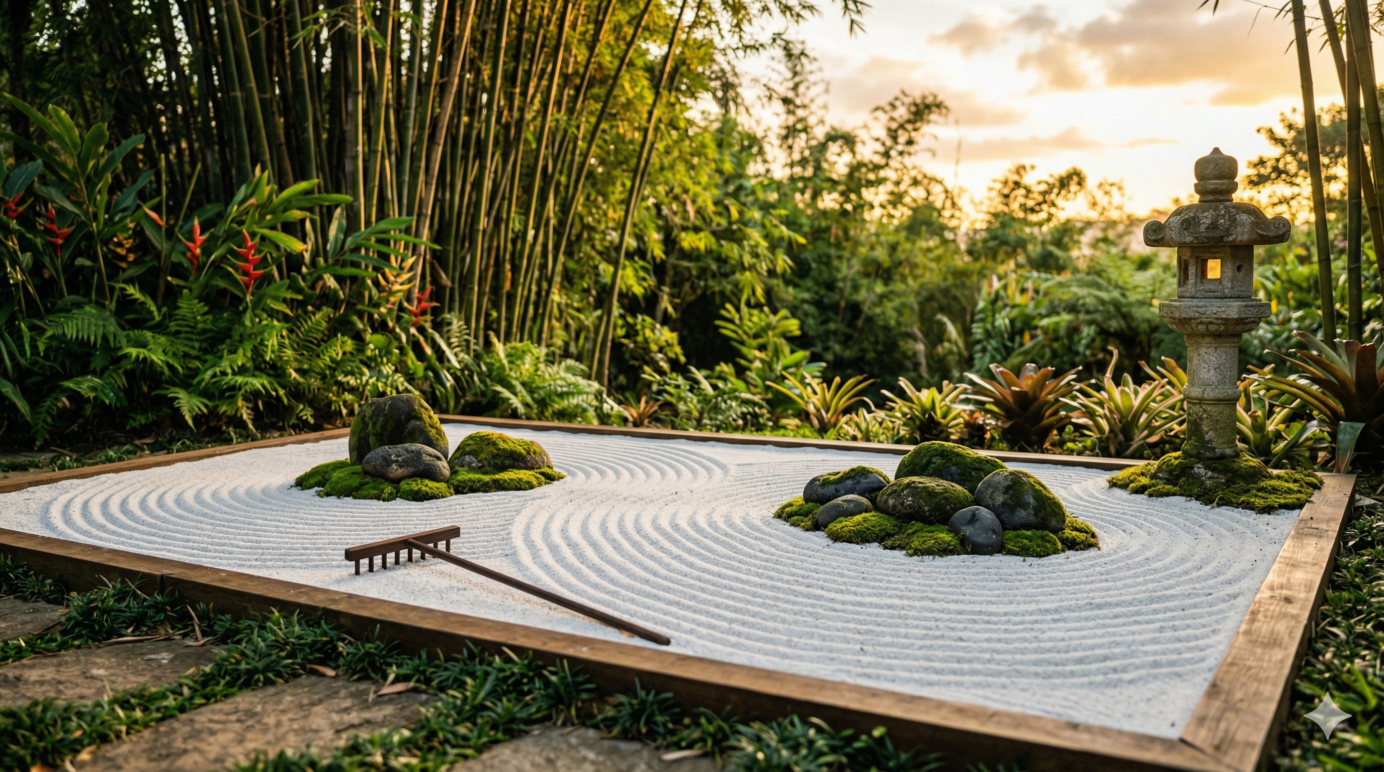 Jardim de Pedras Zen
